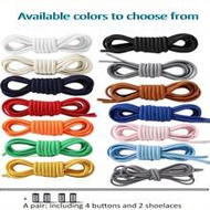 Never Tie Your Shoes Again - 1 Pair Of 100cm/39.4in Elastic No-Tie Shoelaces Fits All For Adults & K