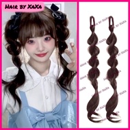A Korean Style Y2K Twisted Ponytail Braid Wig X67