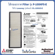 MITSUBISHI พัดลมระบายอากาศแลกเปลี่ยนความร้อน แบบติดผนัง LOSSNAY รุ่น VL-100U5-E เชือกดึง VL-100EU5-E สวิตซ์