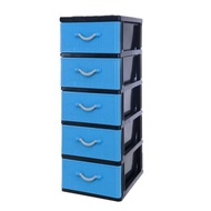 【Free】5 Tier Plastic Drawer / Cabinet / Storage Cabinet / Drawer / Laci (Random Colour)
