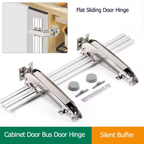 Wardrobe Folding Cabinet Lateral Sliding Door Hinge Cabinet System Damping Silent Slide Rail Opening