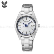 SEIKO SUR463P1 Women Watch 140th Anniversary Sapphire Glass Date 29.8mm Bracelet Silver White Limite