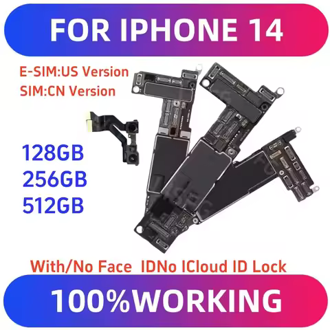 US Version For iPhone 14 Motherboard Clean ICloud Main Logic Board 14 Pro Max Unlocked Support Updat