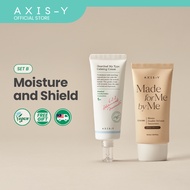 [AXIS-Y OFFICIAL] Moisture and Shield - Set B (Heartleaf Cream 60ml + Biome Sunscreen 50ml)