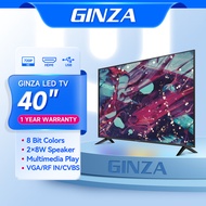 GINZA LED TV 40 Inch TV Flat Screen ONE-YEAR-WARRANTY