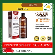 ✍OCOC Pure MCT Oil Coconut Oil Unflavored Colorless Dr Rizal 250ml Minyak MCT C8 C10✼