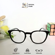 [FI] Trendy Glasses Minus 0 - 12 Lenses Thinned Index 1.67 BLACK Anti UV Anti Radiation Anti Dew Opt