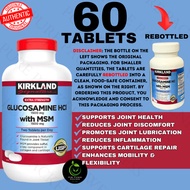 Authentic (K) GLUCOSAMINE HCI with MSM 1500mg | 60 Tablets REBOTTLED (EXP AUG 2026)