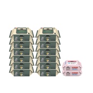 韓國RICO baby - 金盞花有機天然超厚款濕紙巾 Premium 70抽-(12+2包抗菌20抽紙巾 組/箱)