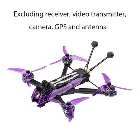Axisflying Manta 5SE V2 5 Inch DC Wide X FPV Frame Power Combo, Complete Parts Set for Freestyle & C