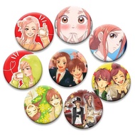 Romance Anime Lovely Complex Brooch Koizumi Risa,Otani Atsushi Cartoon Badge Backpack Bag Ornament A