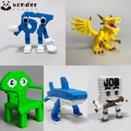 WONDER Miniature Craft Decoration, 67 Brainrot Figure Horror Game Theme  Printed Figure,  Imaginativ