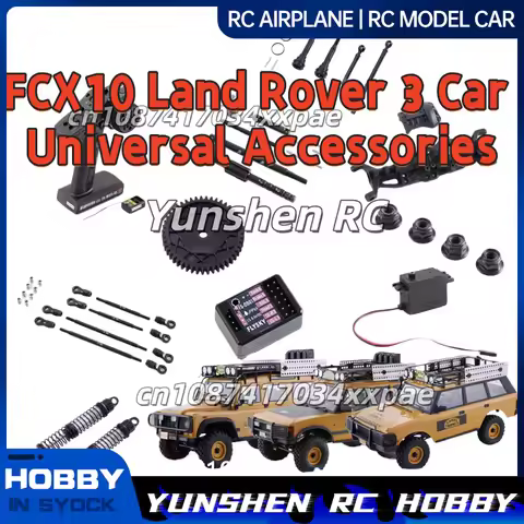 Fms 1/10 Fcx10 Land Rover Discovery Range Rover Defender D110 Three Car Universal Original Factory U