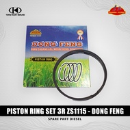 MESIN DONG FENG ZS1115 piston Ring set 3R DONG FENG diesel engine piston Ring/