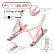 Pink Aluminum Alloy Collapsible Laptop Stand Laptop Holder Foldable laptop stand