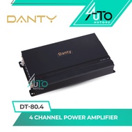 DANTY DT-80.4S 4 Channel Power Amplifier DANTY Car Amplifier 4CH Power Amp for Speaker Woofer