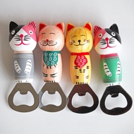 Pembuka Botol Kulkas Bali Kartun Kucing Bottle Opener Magnet