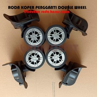 Double Wheel 360 degree rotating suitcase Wheel | 1 set Contains 4 pcs | Include Bolts | Check the w