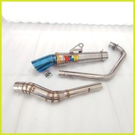 ▖ ➬ ♟ Big elbow NLK conical exhaust pipe Muffler open tmx 125 155 tmx 150 pinoy 125 150 motoposh 12