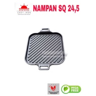 Hot plate SQ 24.5 - hotplate tray cast iron sunrise - cast iron tray - cast iron tray - bbq cast iro