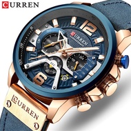 Curren Curren 8329 Fashion Casual Men's Water Belt Calendar Six-Hand Multi-Function Quartz watch wat