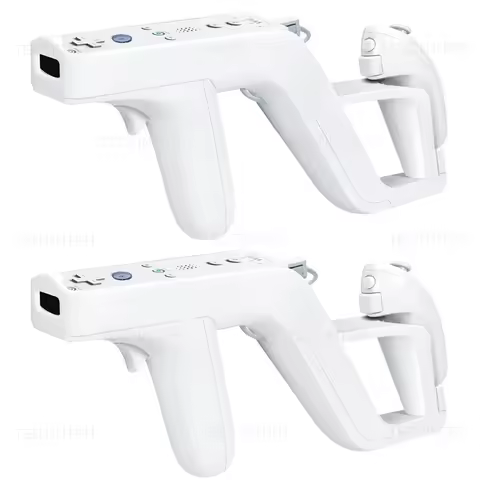 Support Shooting Games Zapper Gun for Nintendo Wii Motion Plus Remote Controller Nunchuck Zapper Gun