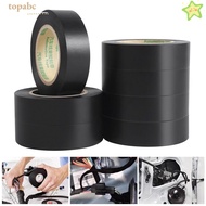 TOPABC Flame Retardant Tape, Waterproof PVC Electrical Tape,  Self-adhesive Black Electrical Insulat