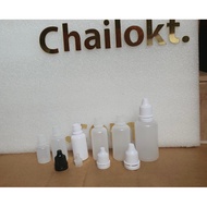 (set of 10) Eye and nose drop bottles, 5ml 10ml 15ml 20ml 30ml, cosmetic bottles. tattoo ink bottles