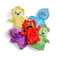 【美國hand2mind】情緒小怪獸手偶組 | 情緒學習教具 | 感覺統合