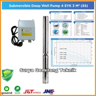 Mesin Pompa Satelit Sibel York 0.75HP 9SS Snless (Submersible Pump)