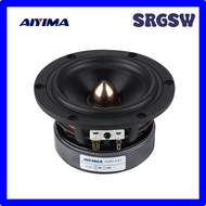 SRGSW AIYIMA 1Pcs 4 Inch Midrange woofer Speaker 50W 4 Ohm 8 Ohm Bullet Audio Speaker 25 Core Ceramic Basin Cast Aluminum Loudspeaker SDBVS