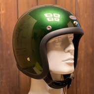 BornFree 500TX หมวกกันน็อคสไตล์ย้อนยุคสำหรับรถมอเตอร์ไซค์สไตล์ครูซ ครึ่งใบ หมวกกันน็อคสไตล์ฮาร์ลีย์ 