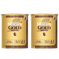 Nescafe Gold Blend Eco &amp; System Pack 55g x 2 [Soluble coffee] [55 cups] [Refillable