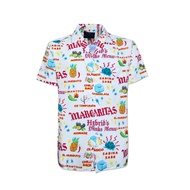 Hybrid Shirt Men ไฮบริดเสื้อเชิ๊ตผู้ชายแขนสั้น สีครีม(Cream) เสื้อเชิ้ตฮาวาย เสื้อฮาวาย