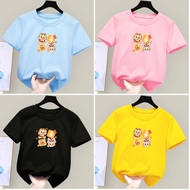 Tshirt Baby Boy Lightweight Short Sleeve Shirts Unisex Kids Tshirts T Shirt Budak Lelaki Berkolar Children Clothes Boys