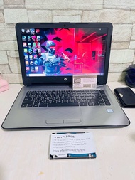 โน๊ตบุ๊คมือ2 HP 14-ac102TX Core i5 gen6 RAM 8GB มีการ์ดจอแยก เล่นเกมได้ คีย์บอร์ดใหม่ แบตใหม่ลงวินโด