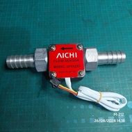 Aichi Flow Sensor & Aloy Nipple Inner Thread 1/2" For Digital Pertamini Mini Pump Installation