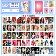 IVE张元英安宥真LIZ周边镭射小卡55张自印拍立得照片小卡片LOMO卡IVE Zhang Yuan Ying An Yu Zhen LIZ peripheral radiumumx