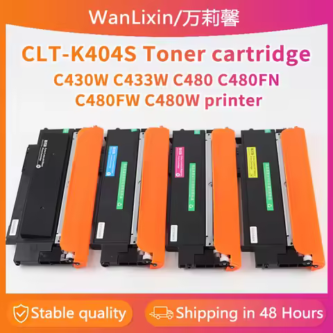4color CLT-K404S M404S C404S CLT-Y404S 404S Toner cartridge compatible for Samsung C430W C433W C480 