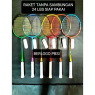 Compound badminton racket wholesale 24 lbs pull ready to use.