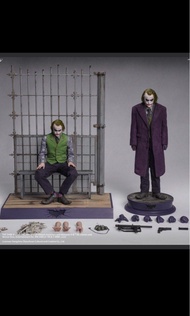 Inart joker 植髪版 （全新現貨啡盒冇開封 ）Queen Studios Hot Toys Hottoys Batman The Dark Knight The Joker 蝙蝠俠 小丑 (
