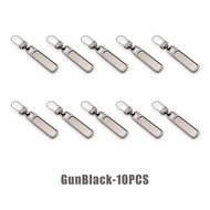 10Pcs/Set Kepala Pengait Restleting Universal Resleting Pengganti Zipper Hook Jaket Celana Tas