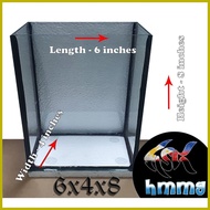 ◺ ▌ ∪ Betta Tank, for pet grooming, (maximum of 2 Tank per checkout) 4x4x4, 4x4x6, 6x4x6, 6x4x8, 6x