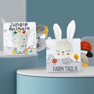 Cloth Book Early Education Baby Can't Tear Can Bite 3d Three-Dimensional Tail 8 Months Baby Cognitiv