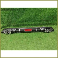 ◿ ◄ ⊕ TOYOTA VIOS 2014 - 2018 REAR BUMPER DIFFUSER BLACK (2014 2015 2016 2017 2018)