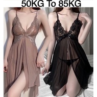 ♒Plus Size Sexynightwear Baju tidur seksi 性感大码睡衣 Sch182♟