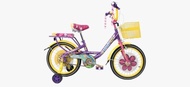 sepeda anak cewek united honeyrose 12 16 18 inch keranjang boncengan - purple 12