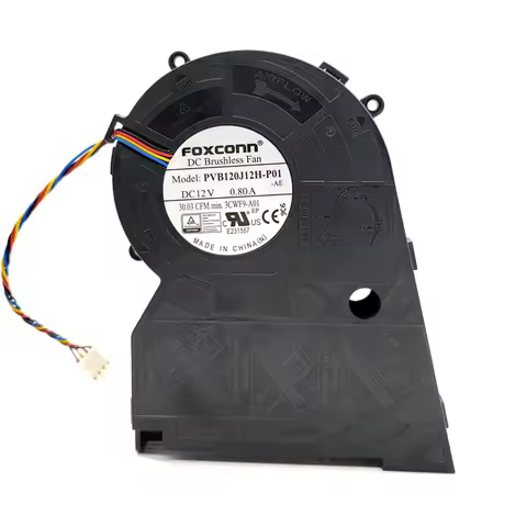 PVB120J12H for Foxconn 12V 0.8A Side Blower Fan 140x110x33mm CPU Appliance 4-Wire