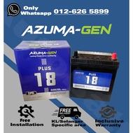 [ Installation Provided ] M42L | M42R | 60B20L/R ] AZUMA-GEN PLUS 18 EFB Car Battery Bezza / Ativa /