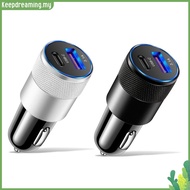 ✿ keepdreaming ✿  15W PD Quick Fast Charging USB Type-C Car Charger 5V 3.1A Car Phone Charging Adapt